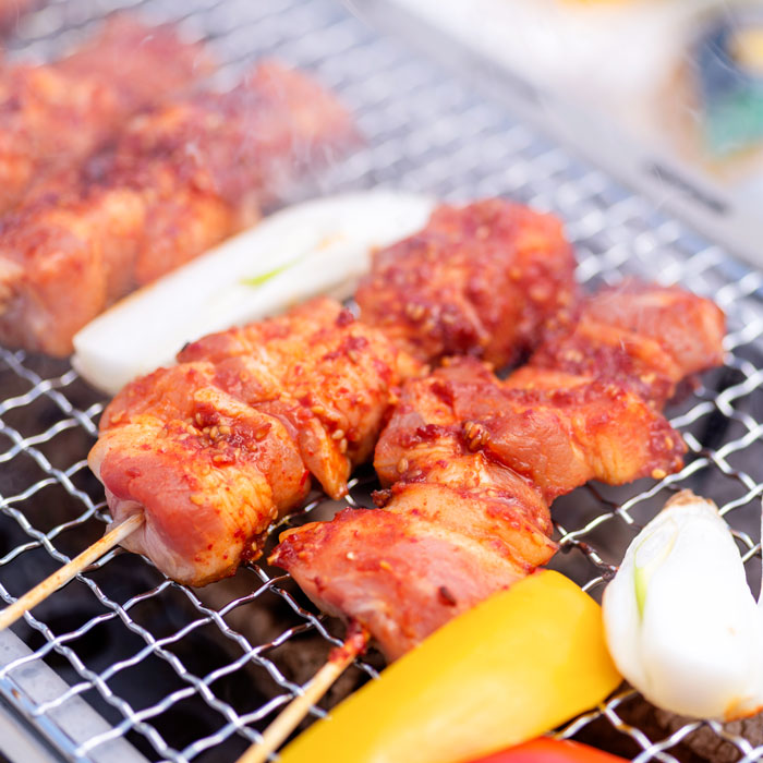 激辛BBQソース豚串