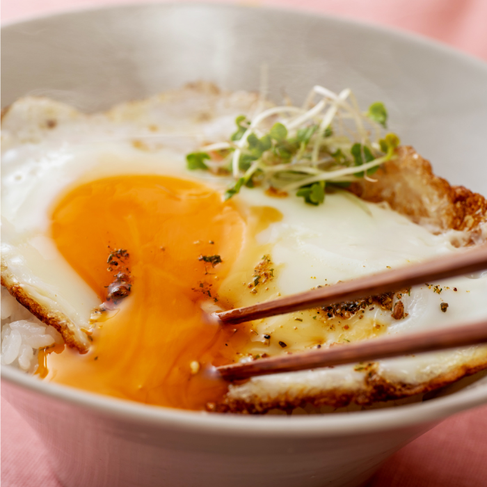 目玉焼きのっけご飯